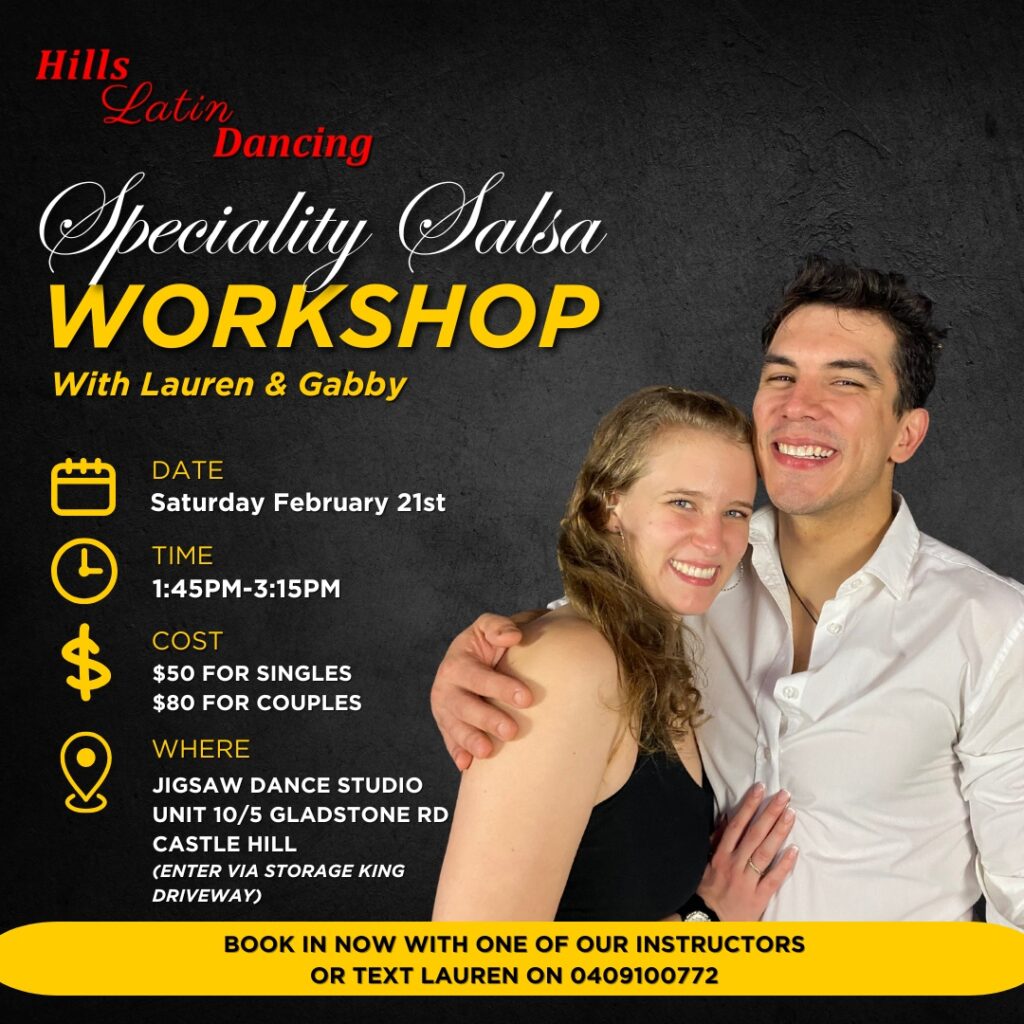Speciality Salsa Workshop with Lauren & Gabby